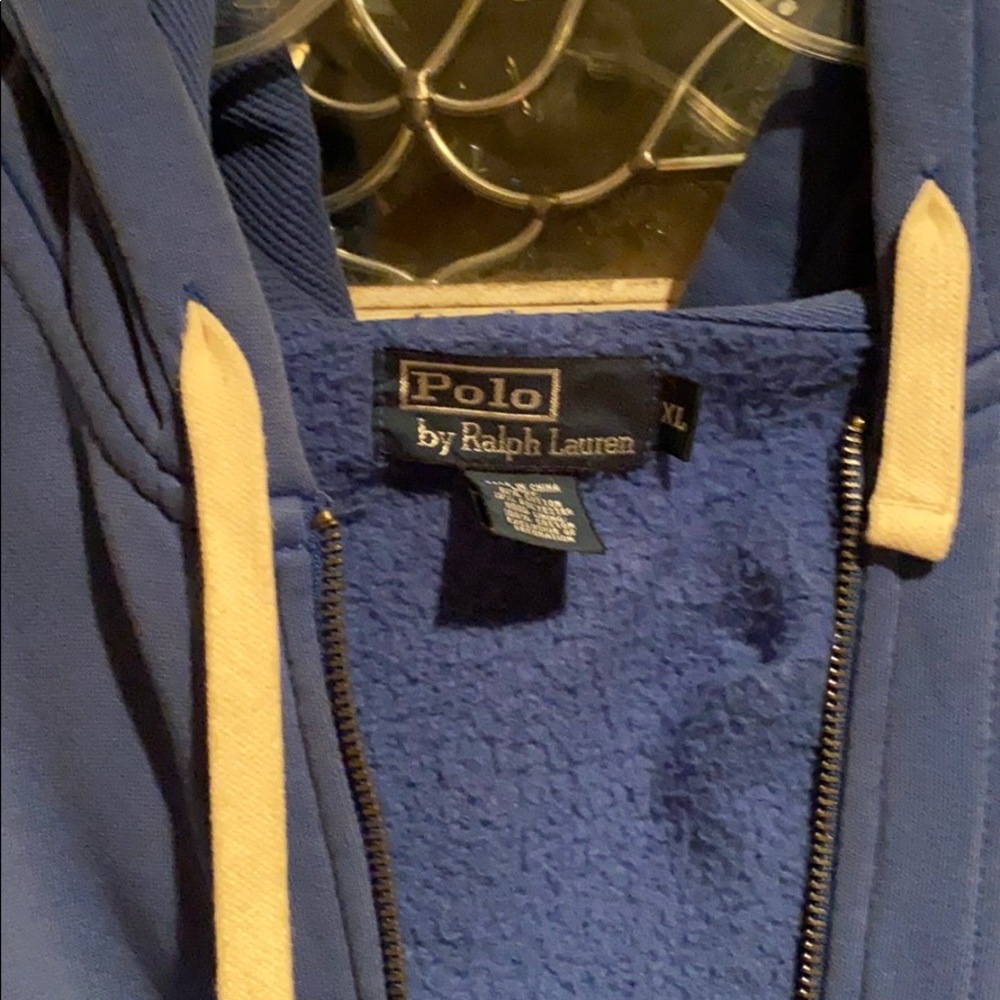 Lightly used Ralph Lauren polo zipper hoodie